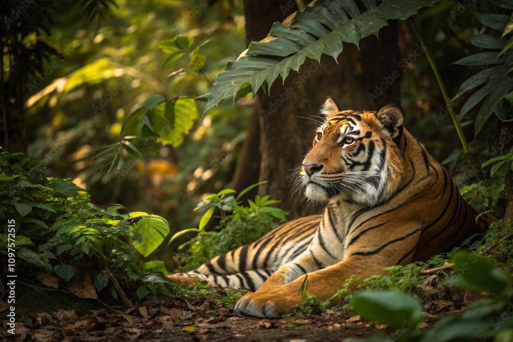 Fototapeta premium Tiger in the jungle