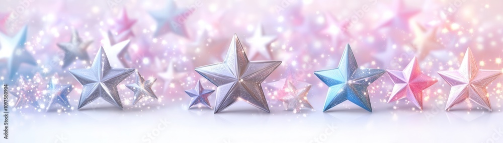 A soft, dreamy background with colorful star-shaped decorations, creating a whimsical and festive atmosphere. A soft, dreamy background with colorful star-shaped decorations, creating a whimsical and festive atmosphere.