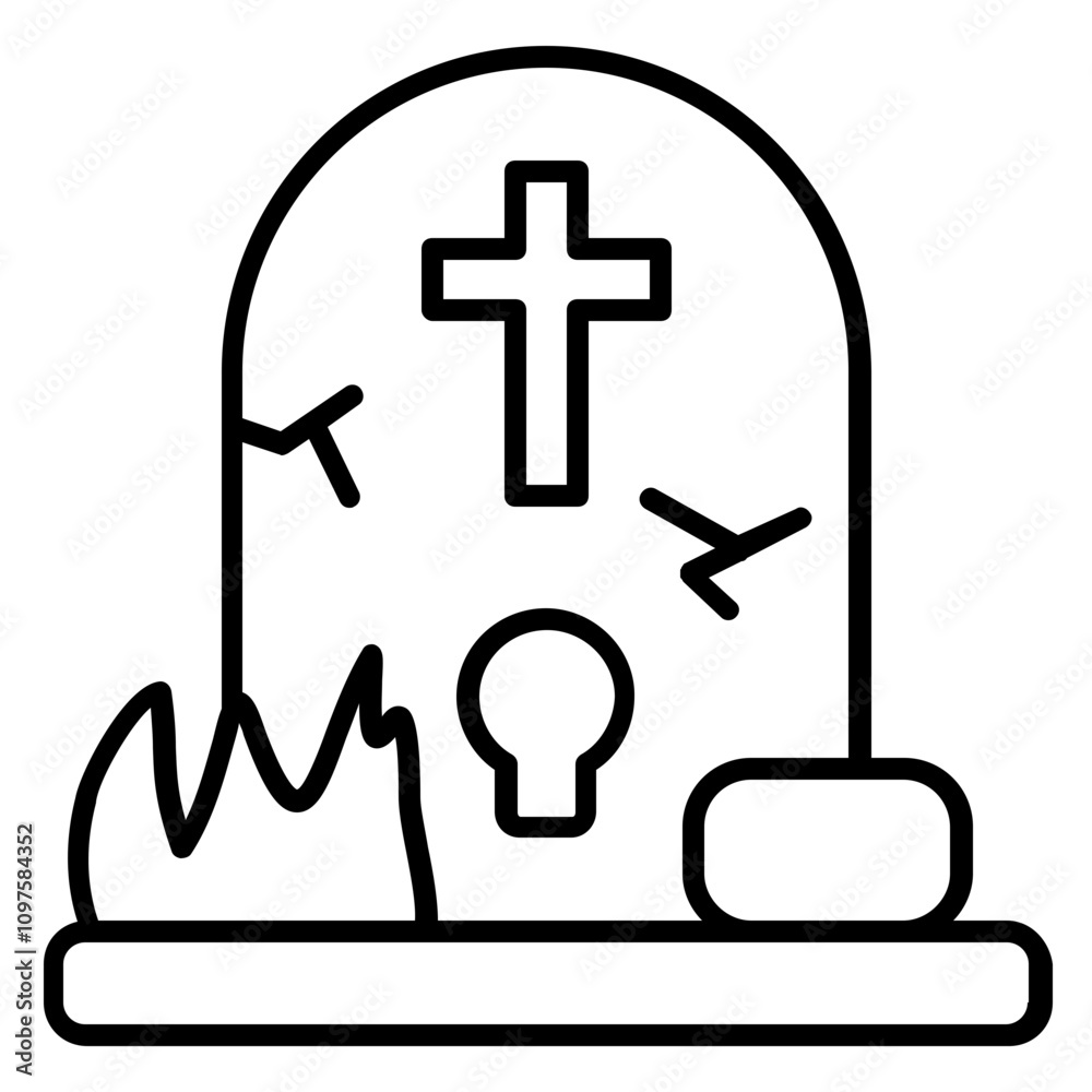 Obraz premium tombstone