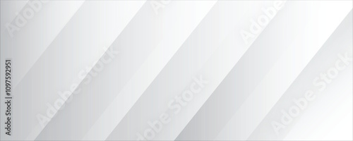 Minimal white background. Abstract white gradient color geometric shape decoration. Use by banner, poster, magazine, element, decoration, pattern.