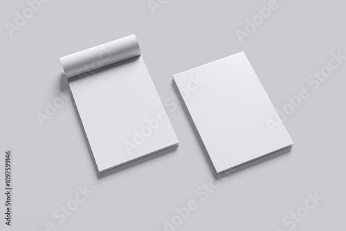 A6 Notepad Mockup