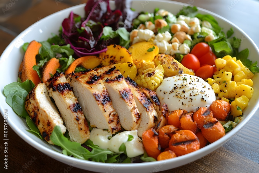 Gourmet Grilled Chicken Salad