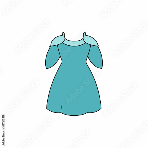 illustration of a dress