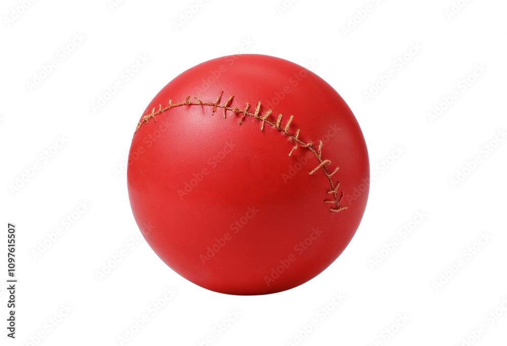 cricket ball isolated on white