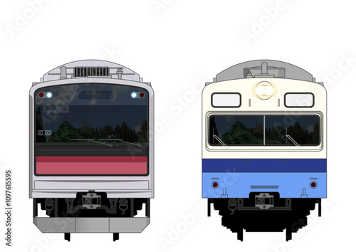 宮城の列車No.1_205系3100番台 / 103系_Japanese Railroad Cars in "Miyagi"