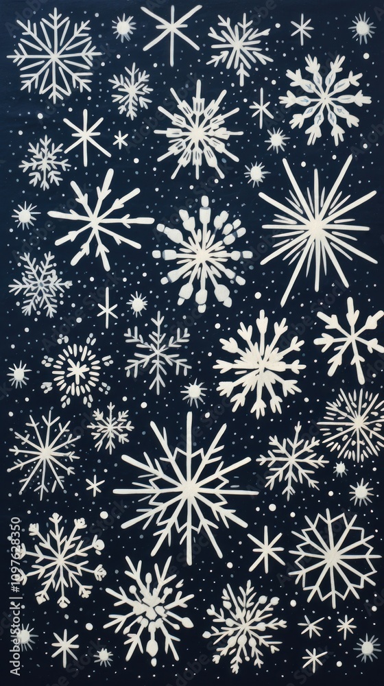 Snowflakes nature backgrounds monochrome. Snowflakes nature backgrounds monochrome.