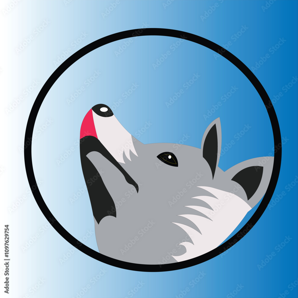 Fototapeta premium fox head vector illustration design clean and unique latest 