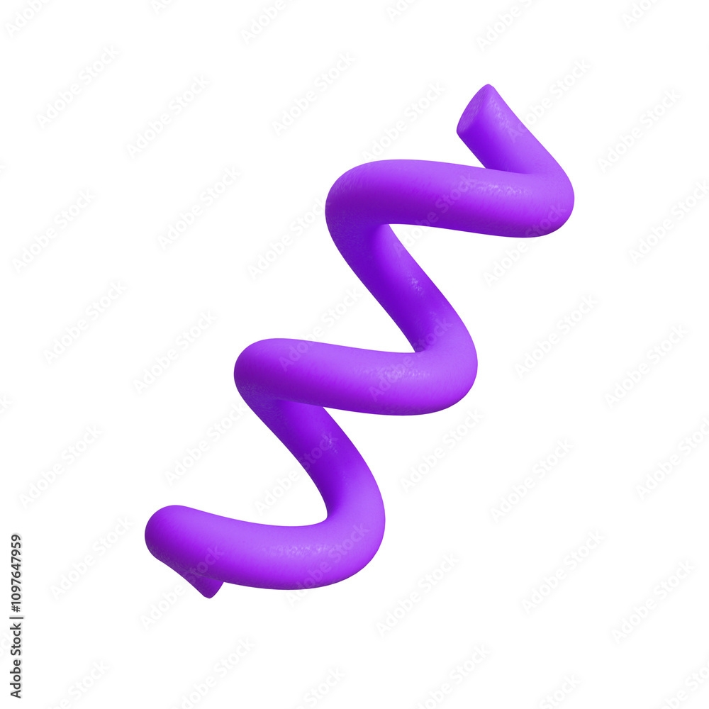 3d spiral spring isolated in transparent background 3d spiral spring isolated in transparent background