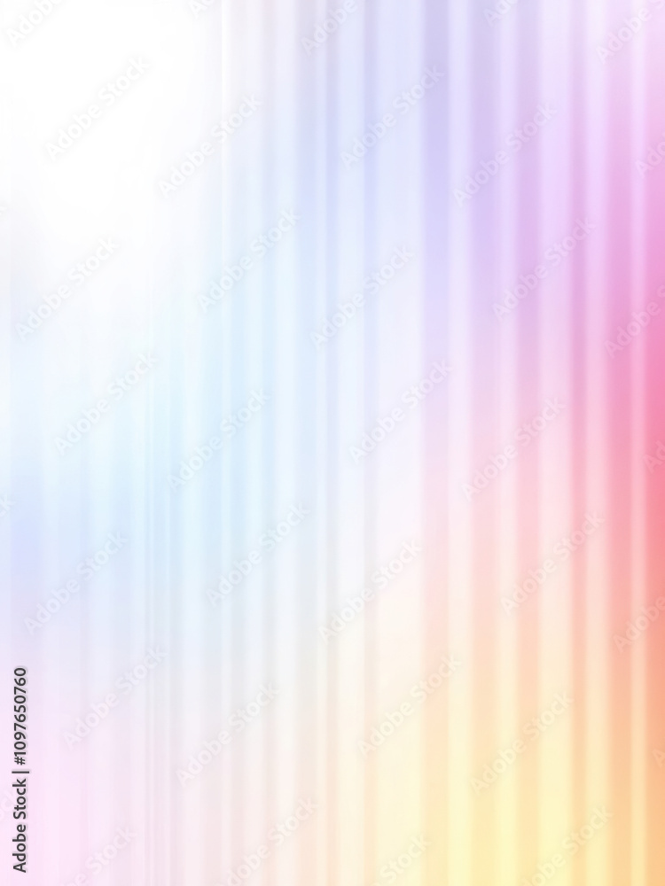 Obraz premium Soft and dreamy abstract striped rainbow watercolor background, abstract art, rainbow colors, , gradient background, bohemian style