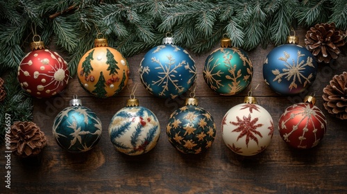 Artistic DIY Painted Holiday Ornaments