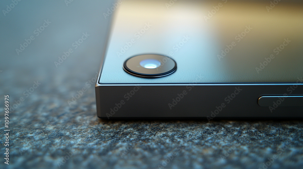 sleek, modern smartphone camera lens captured in a close-up macro shot showcasing its precision and cutting-edge technology, emphasizing clarity and detail in every image sleek, modern smartphone camera lens captured in a close-up macro shot showcasing its precision and cutting-edge technology, emphasizing clarity and detail in every image