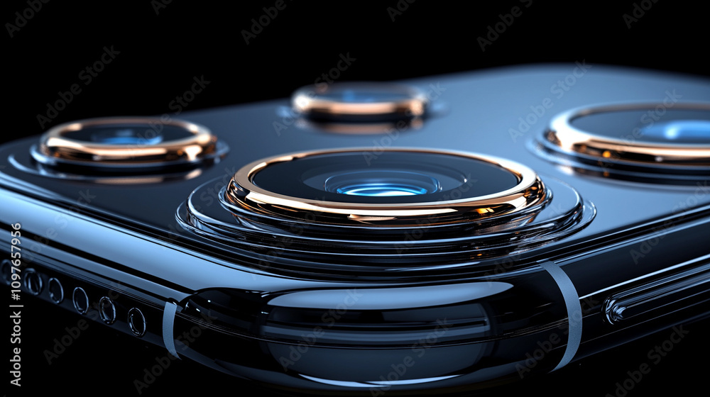 sleek, modern smartphone camera lens captured in a close-up macro shot showcasing its precision and cutting-edge technology, emphasizing clarity and detail in every image sleek, modern smartphone camera lens captured in a close-up macro shot showcasing its precision and cutting-edge technology, emphasizing clarity and detail in every image