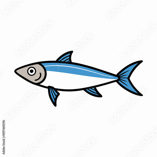 fish isolated on white