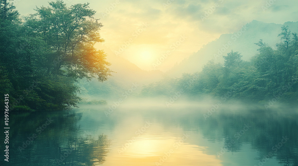 Obraz premium Ethereal abstract painting featuring a swirling blend of vivid and muted colors creating a sense of movement and chaos evoking feelings of energy freedom and the beauty within disorder