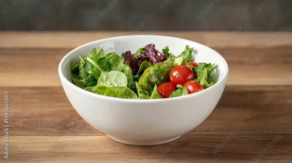 A delightful and nutritious salad bowl filled with a variety of fresh crisp greens and juicy cherry tomatoes arranged beautifully on a rustic wooden backdrop capturing the essence of a healthy A delightful and nutritious salad bowl filled with a variety of fresh crisp greens and juicy cherry tomatoes arranged beautifully on a rustic wooden backdrop capturing the essence of a healthy
