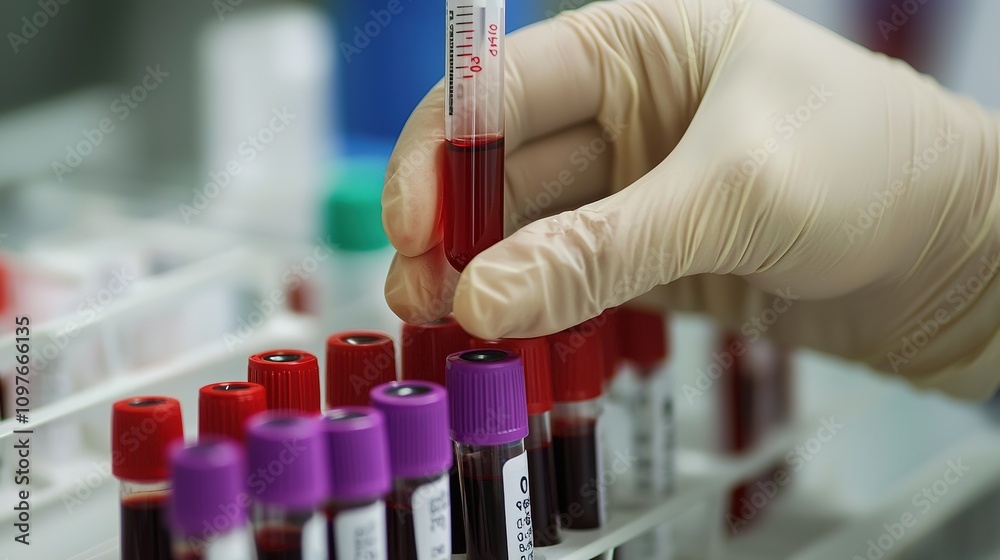 A patient undergoing a medical check-up with an emphasis on disease assessment using diagnostic tools like blood tests and imaging. A patient undergoing a medical check-up with an emphasis on disease assessment using diagnostic tools like blood tests and imaging.