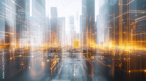 Wallpaper Mural Futuristic AI Powered Circuit Board Design Torontodigital.ca