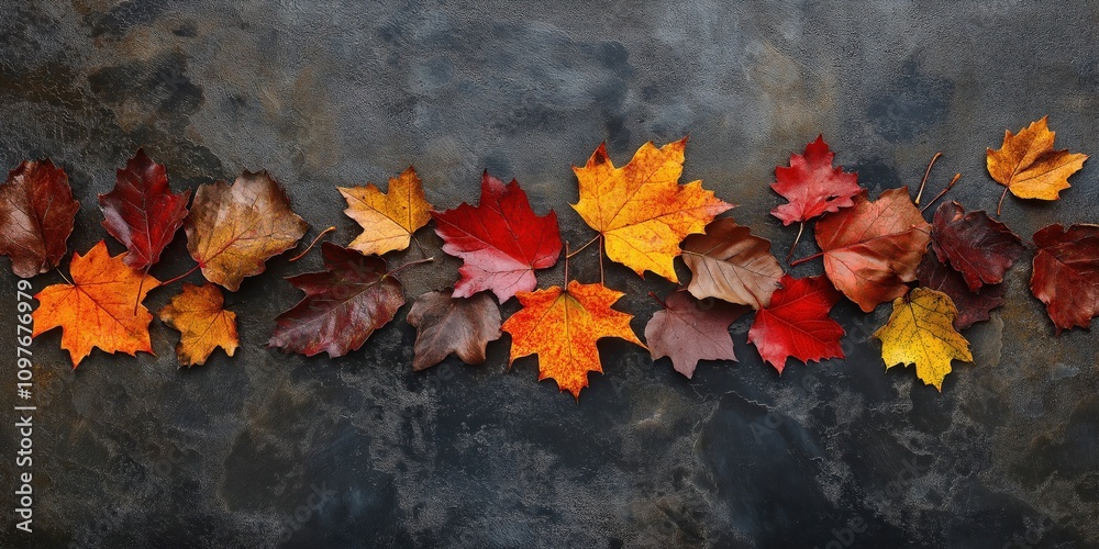 Autumn leaves lying on the floor world winning photo created by ai Autumn leaves lying on the floor world winning photo created by ai