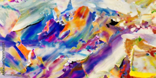 Abstract art background . Hand painting artwork on canvas .