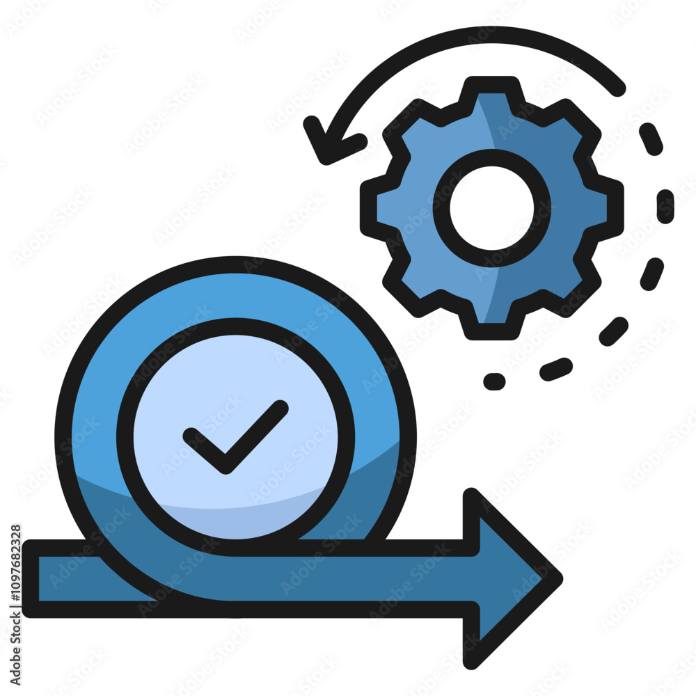 Sprint Progress Icon Element For Design Sprint Progress Icon Element For Design