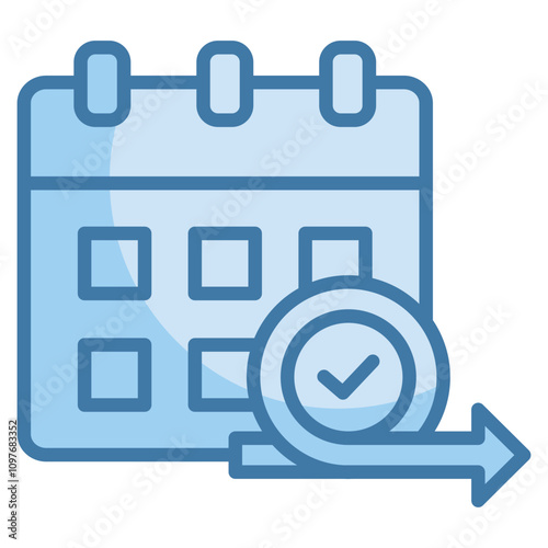 Sprint Planning Icon Element For Design
