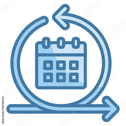 Scrum Events Icon Element For Design