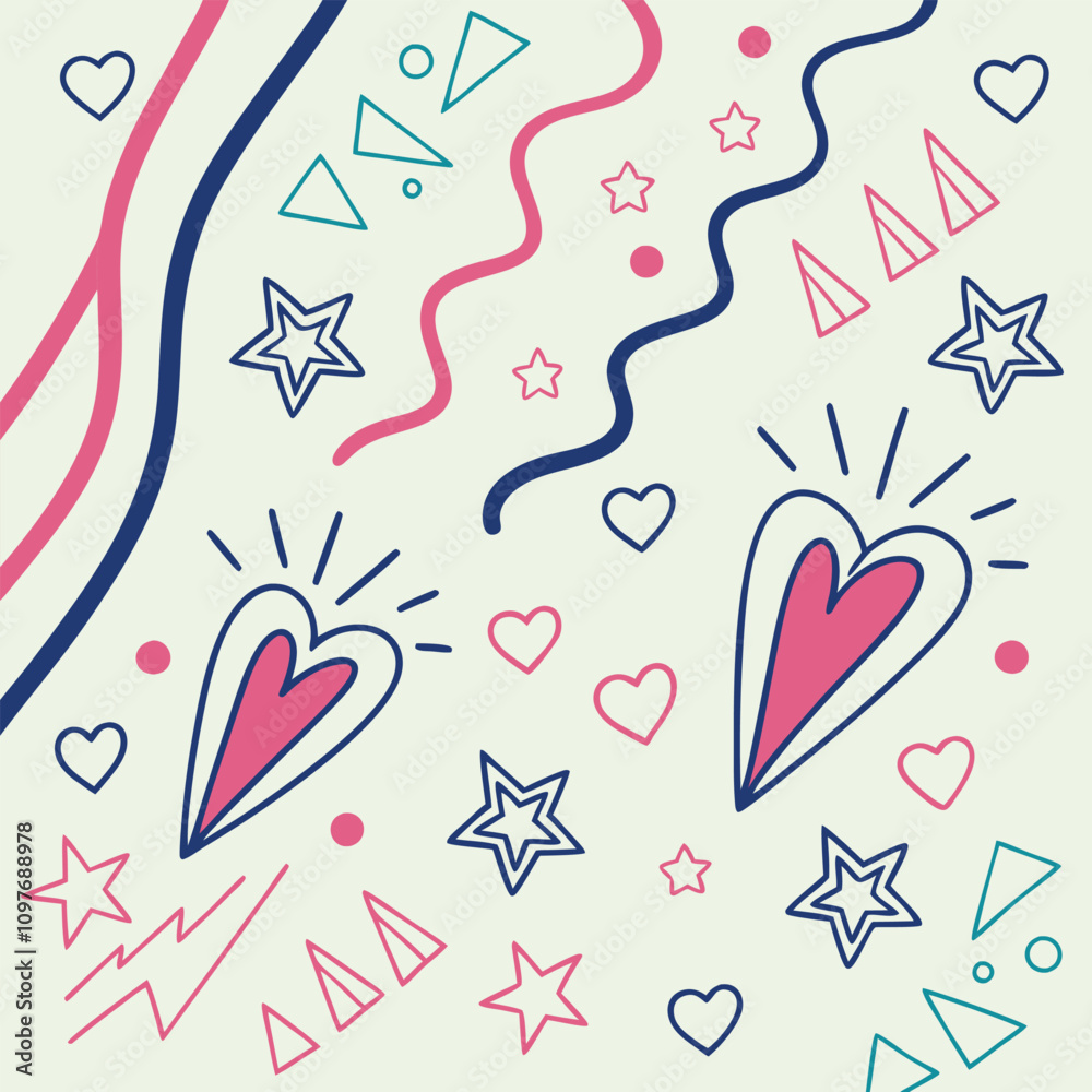 Colorful Scribble Party Colorful Scribble Party