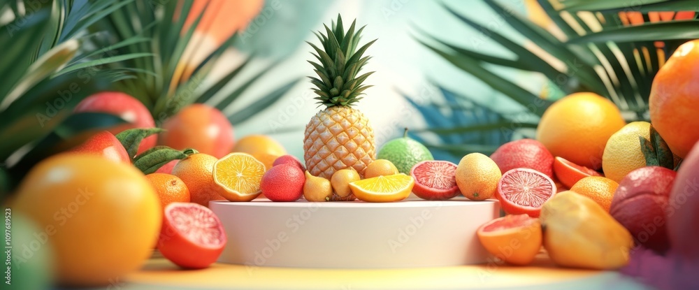 Tropical Fruits Still Life Tropical Fruits Still Life