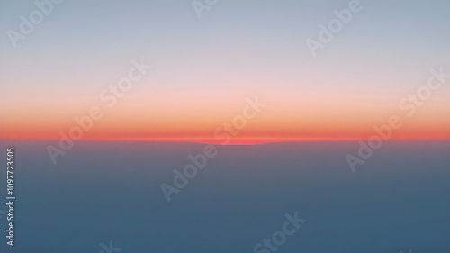 8K Abstract Gradient Sky Background The sky changes from a golden orange reflected in sunlight in the center to a pale purple at the end of the sky. The subtle gradient creates a smooth and soft feel.