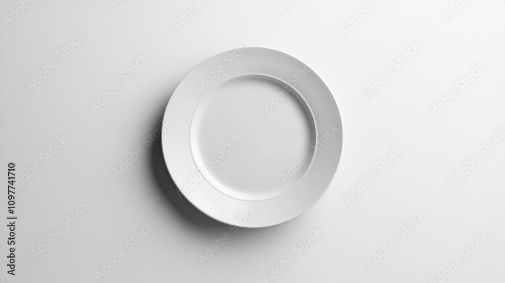 a close up of a white plate on a white surface a close up of a white plate on a white surface