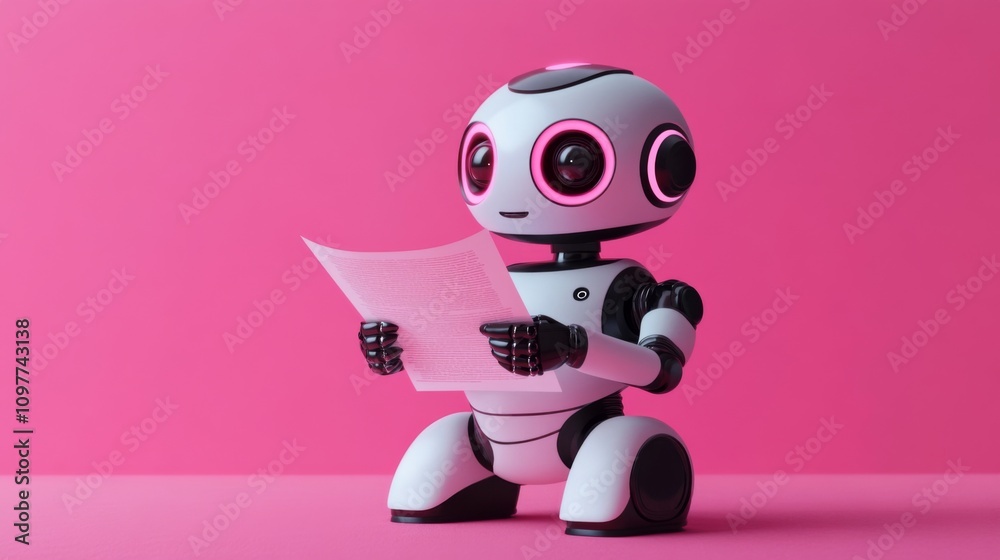 AI Copywriting Bot using ChatGPT for Content Creation Concept - 3D Illustration of Artificial Intelligence in Action AI Copywriting Bot using ChatGPT for Content Creation Concept - 3D Illustration of Artificial Intelligence in Action