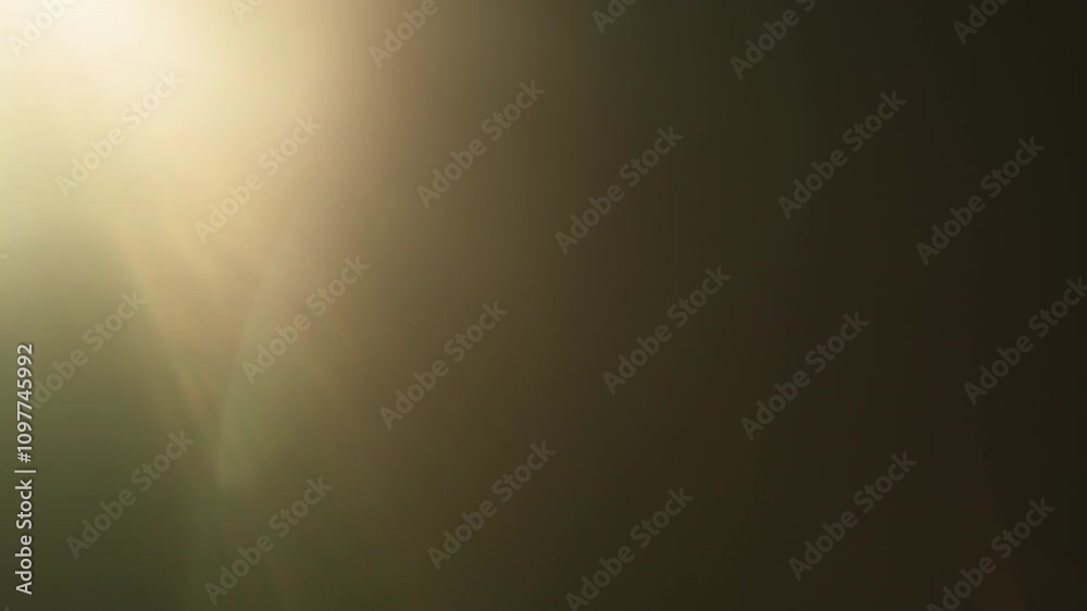Real lens flare with strong sun backlight and light leaks