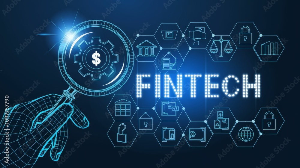 Fintech Innovation: Digital Financial Technology Concept Fintech Innovation: Digital Financial Technology Concept