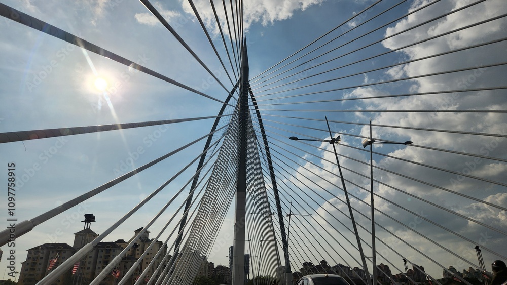 Fototapeta premium city bridge city