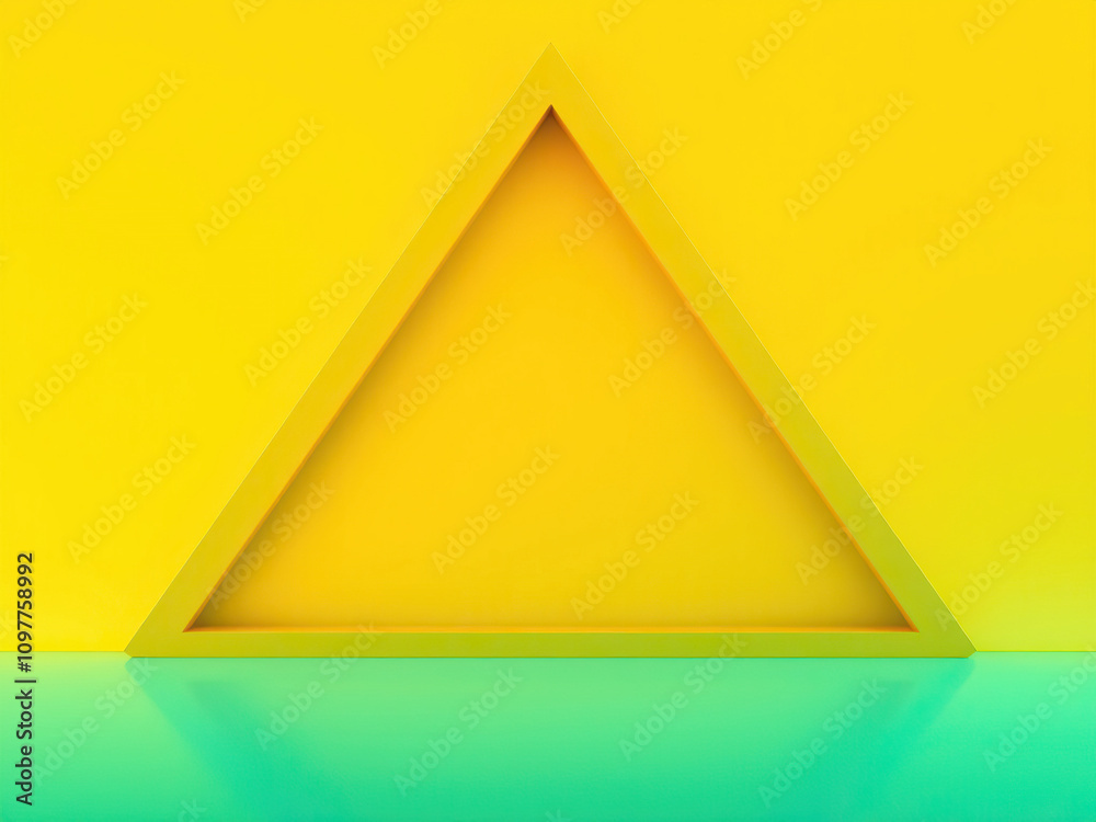 3D rendered yellow and teal triangular background, texture, digital, rendered 3D rendered yellow and teal triangular background, texture, digital, rendered