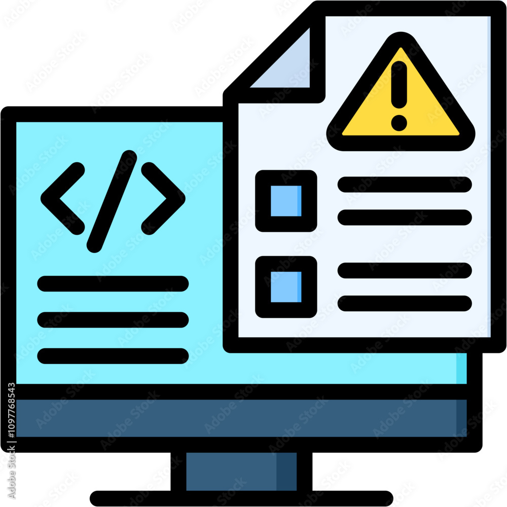 Code Error Icon Code Error Icon