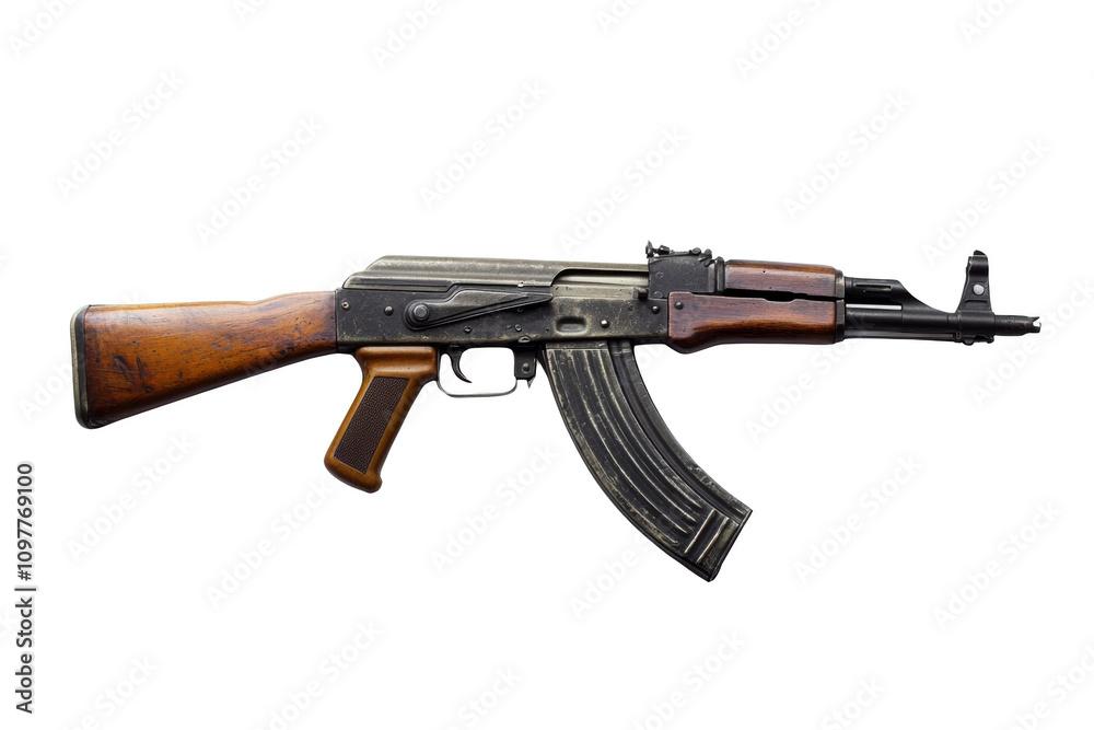 Unleashing the Power: AK-47. Military weapon concept Unleashing the Power: AK-47. Military weapon concept