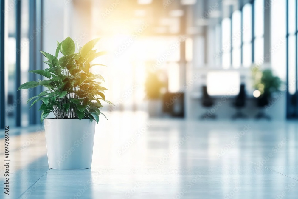 Pristine Office Environment with Abstract Background for Clean and Productive Workspace Creation Pristine Office Environment with Abstract Background for Clean and Productive Workspace Creation
