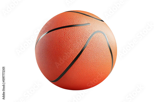 Detailed Realistic Basketball Illustration. Sports Equipment concept photo