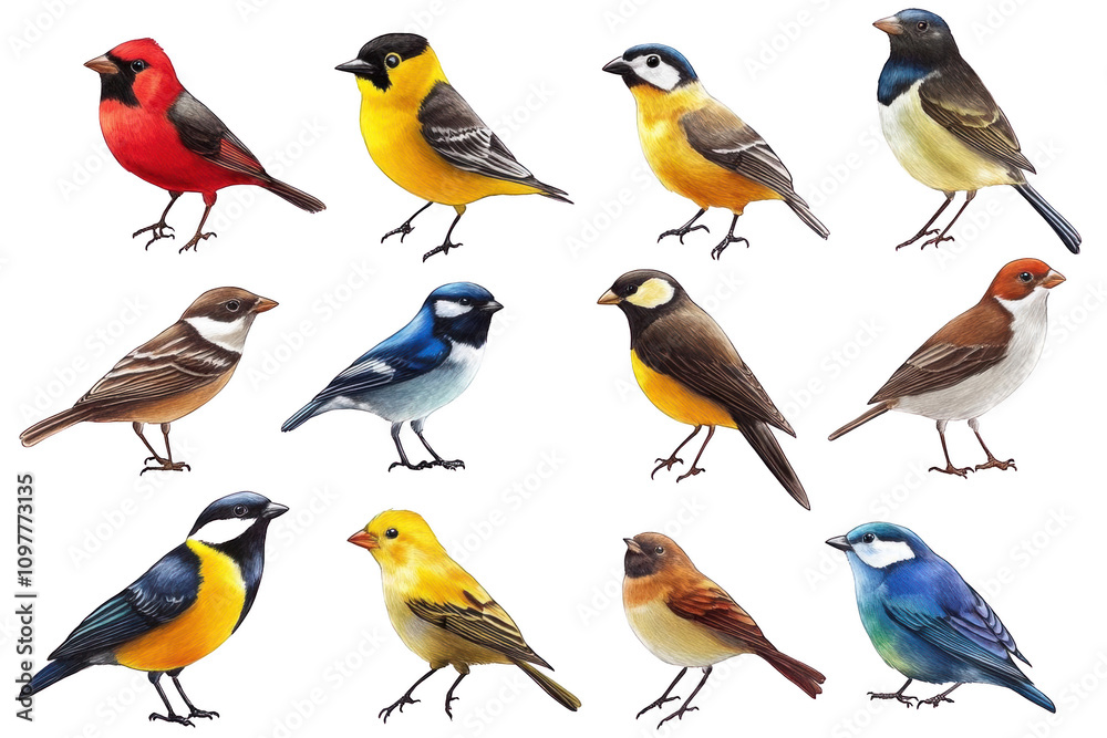 Masterful Avian Artistry. Realistic and Detailed Bird Drawings Masterful Avian Artistry. Realistic and Detailed Bird Drawings
