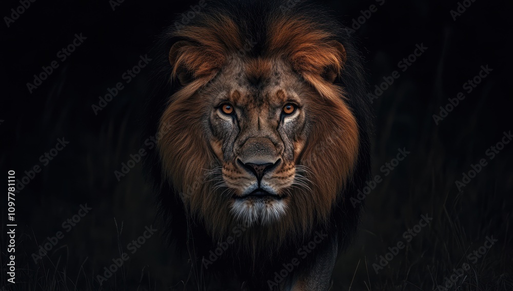 Majestic Lion Portrait Majestic Lion Portrait