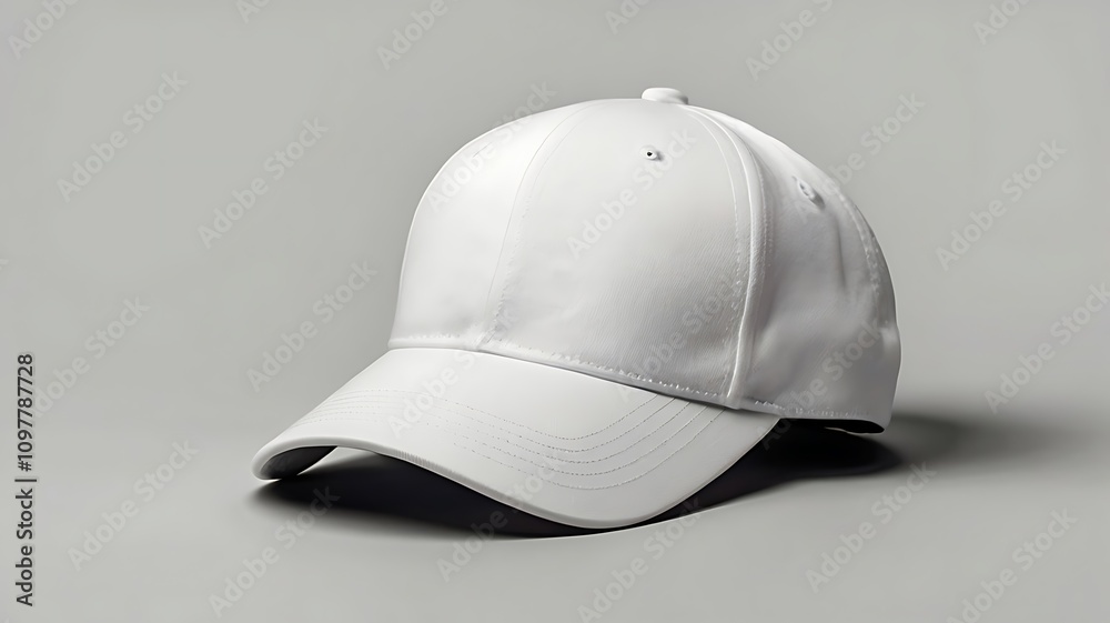 Isolated White Cap Mockup Isolated White Cap Mockup