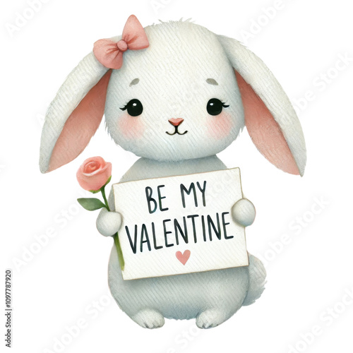 Adorable Bunny with 