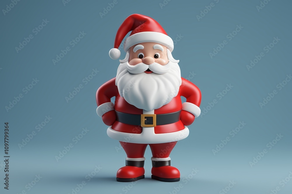 a close up of a santa claus figure with a red hat and white beard a close up of a santa claus figure with a red hat and white beard