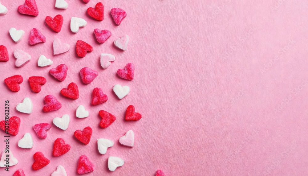 Romantic Heart Themed Valentine's Day Candy Arrangement. Creative Idea for DIY Gifts, Social Media Posts, Party Decorations, and Sweet Themed Photoshoots to Celebrate Love and Friendship Romantic Heart Themed Valentine's Day Candy Arrangement. Creative Idea for DIY Gifts, Social Media Posts, Party Decorations, and Sweet Themed Photoshoots to Celebrate Love and Friendship