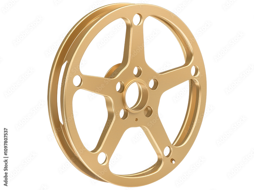 Gold Aluminum Wheel with Unique Design Gold Aluminum Wheel with Unique Design