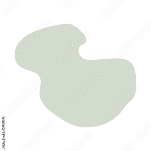 abstract blobs dull green for background