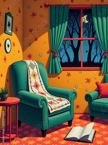 cute sofa and pillows