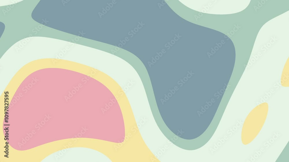 Pastelcolored wavy shapes bring an abstract background design, suitable for modern marketing, web design, or social media graphics. Pastelcolored wavy shapes bring an abstract background design, suitable for modern marketing, web design, or social media graphics.