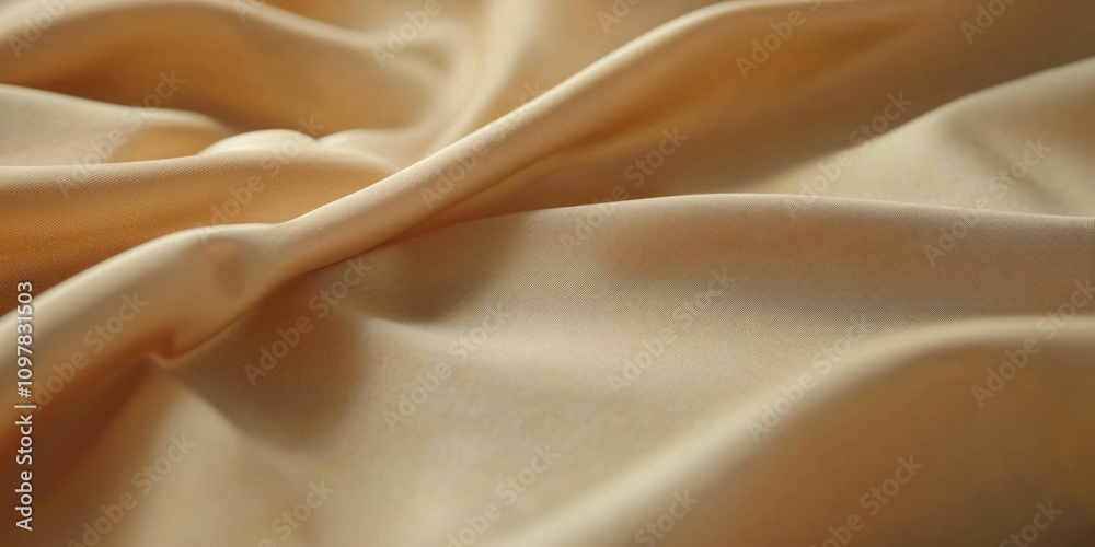 Showcasing Golden Silk Fabric Studio Background Textile Photography Elegant Setting Close-Up Perspective Luxurious Design Concept Showcasing Golden Silk Fabric Studio Background Textile Photography Elegant Setting Close-Up Perspective Luxurious Design Concept